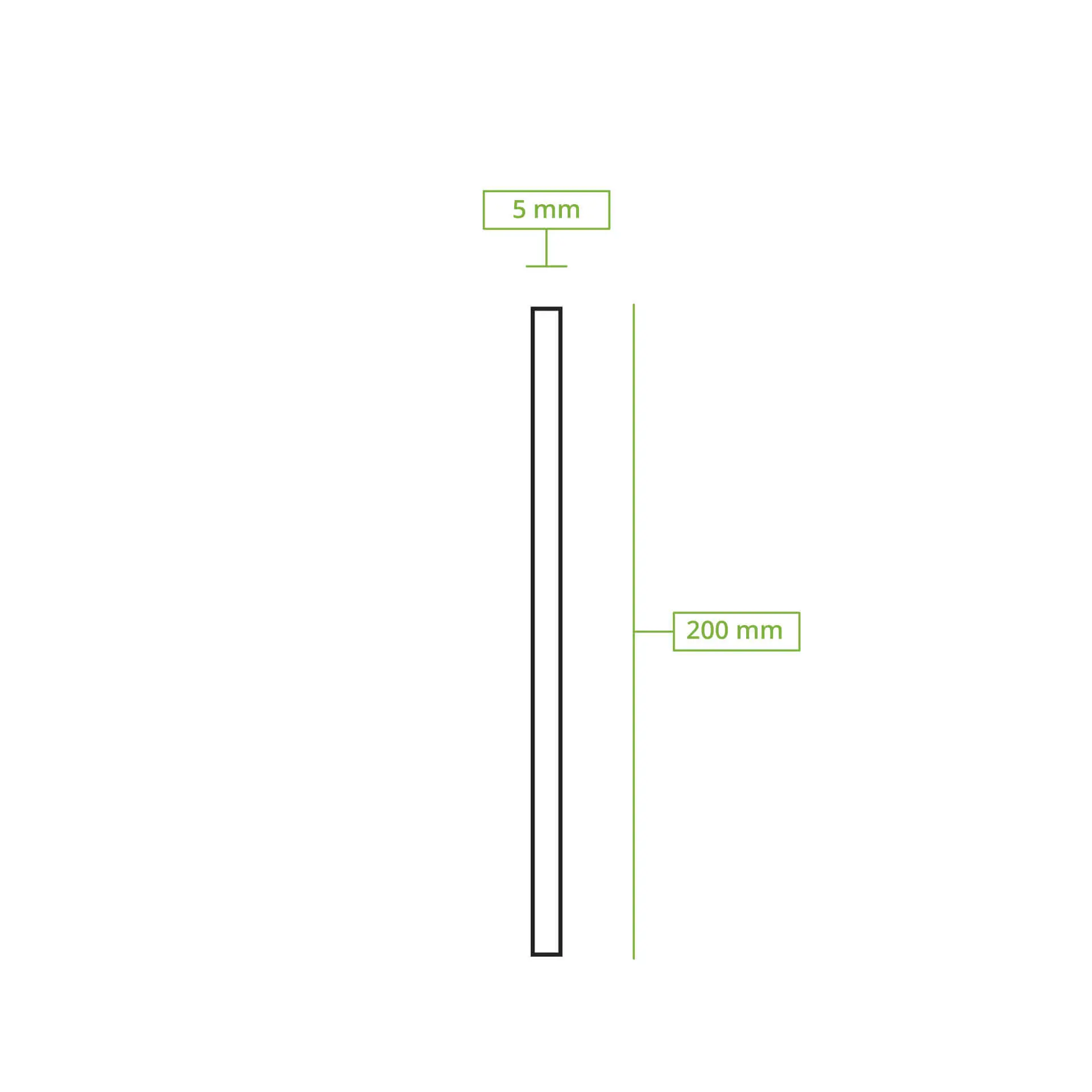 Papier-Trinkhalme 20 cm, Ø 0,5 cm, weiss, vertikal gerollt, einzeln verpackt