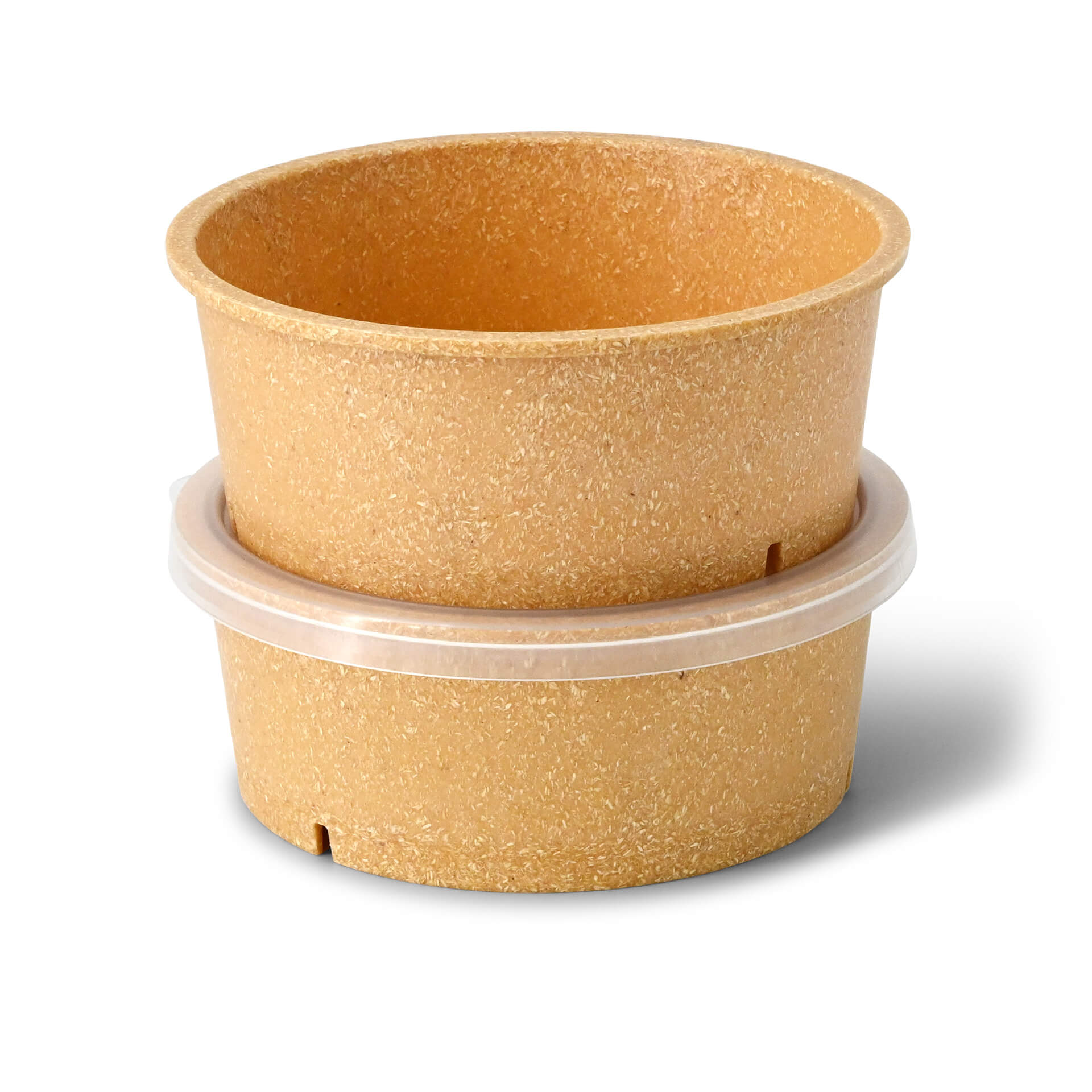 Mehrweg-Schalen "Häppy Bowl®" 650 ml, Ø 150 mm, Karamell / braun