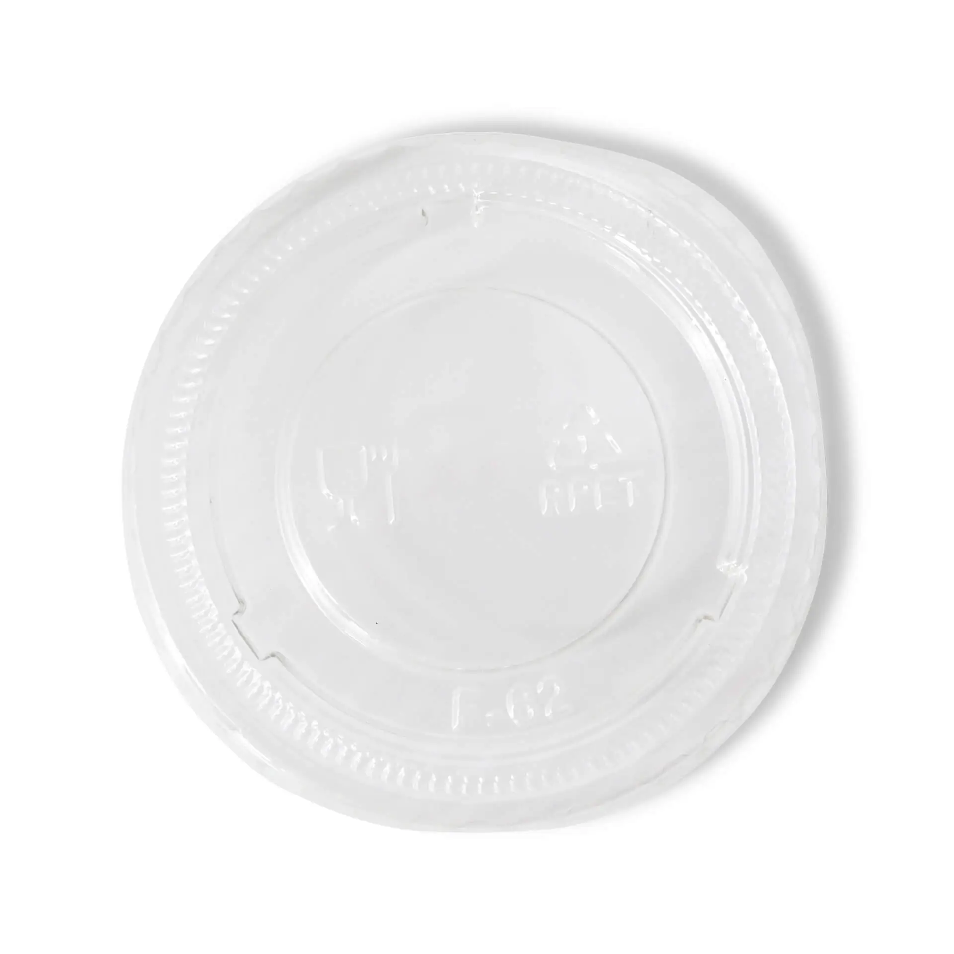 rPET-Deckel Ø 62 mm, transparent