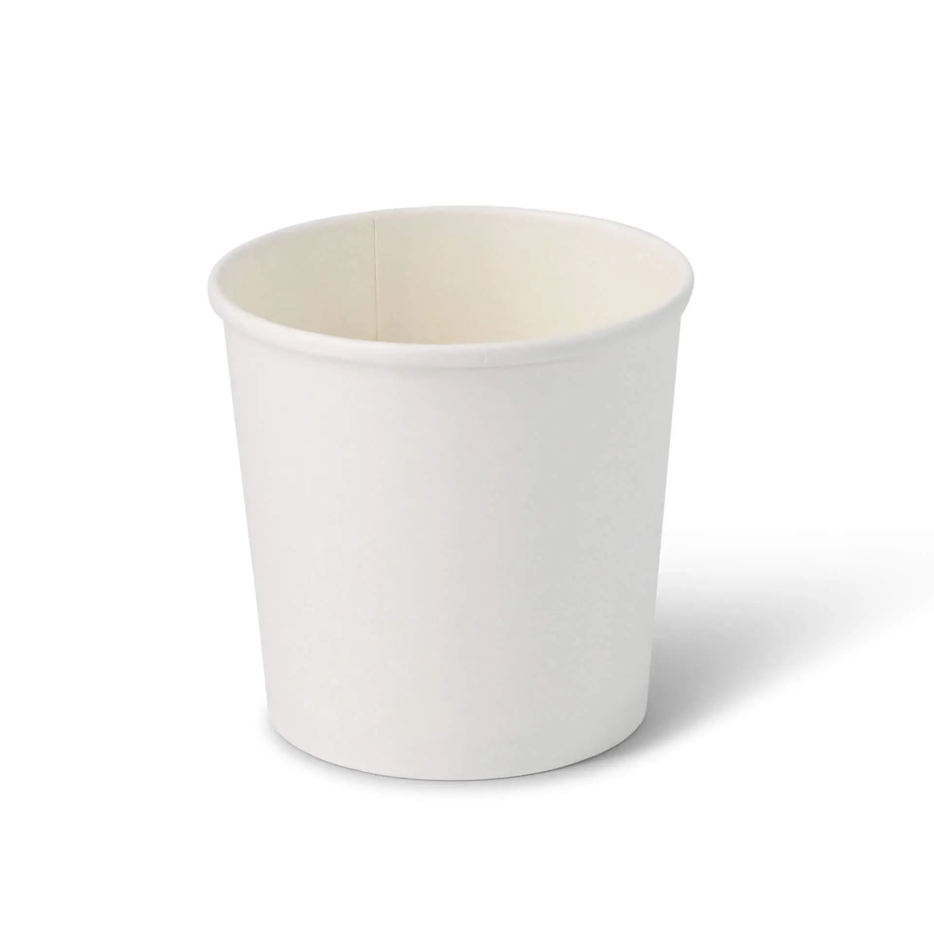 Pot premium en carton blanc, 600 ml / 24 oz, Ø 115 mm