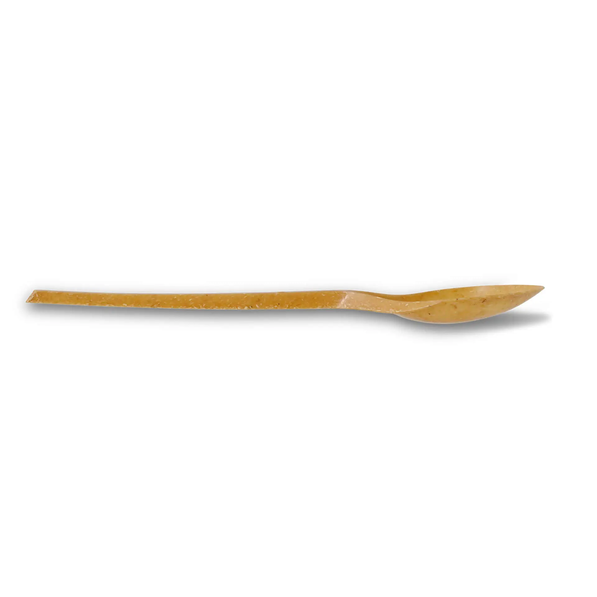 Cuillère Réutilisable 18 cm, Caramel / brun