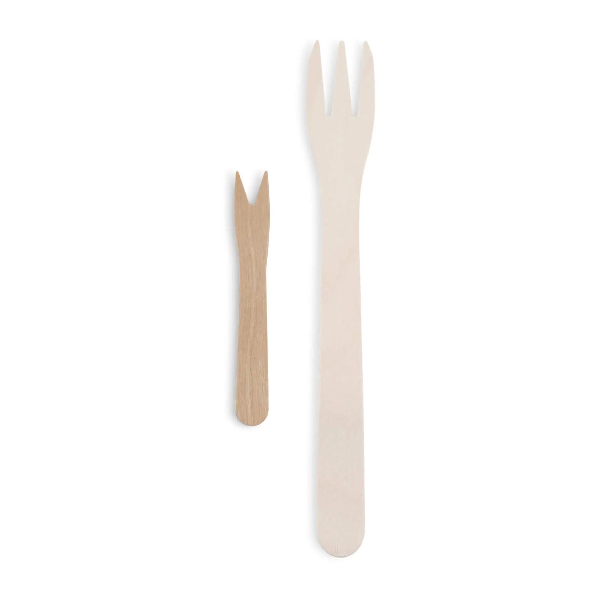 Fourchettes à frites en bois 8,5 cm