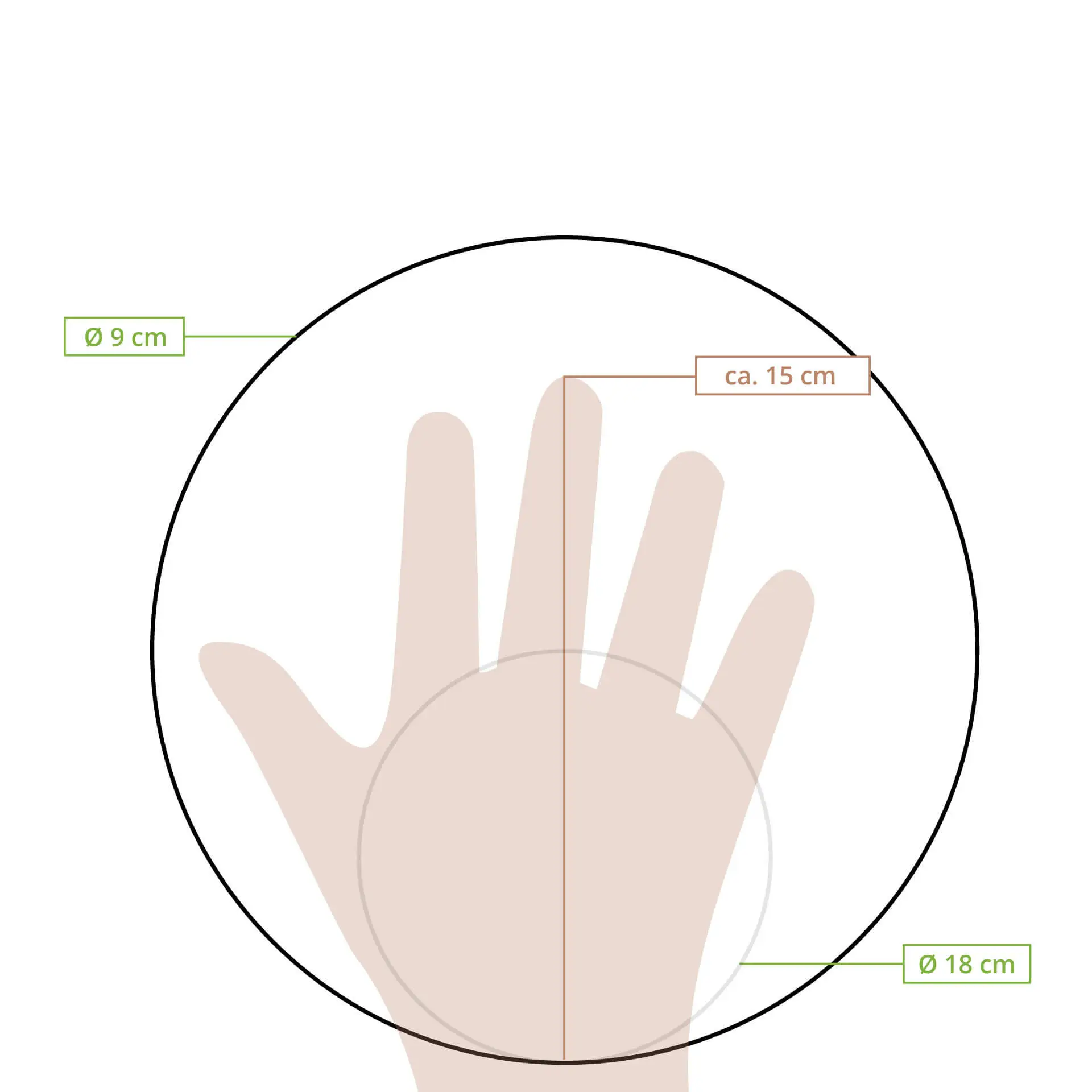 Kakaopapier-Backformen ∅ 18 cm, rund, braun