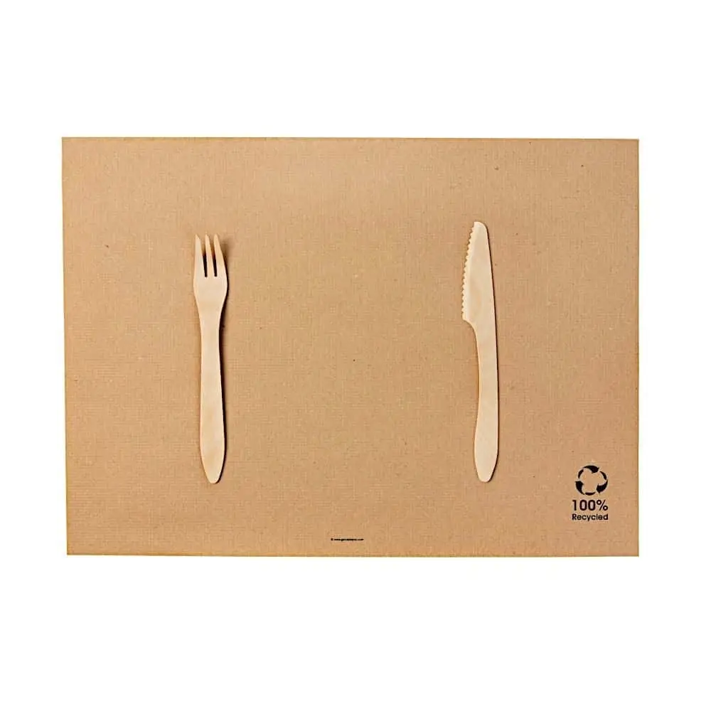 Set de table en rPapier 31 x 43 cm, non blanchi