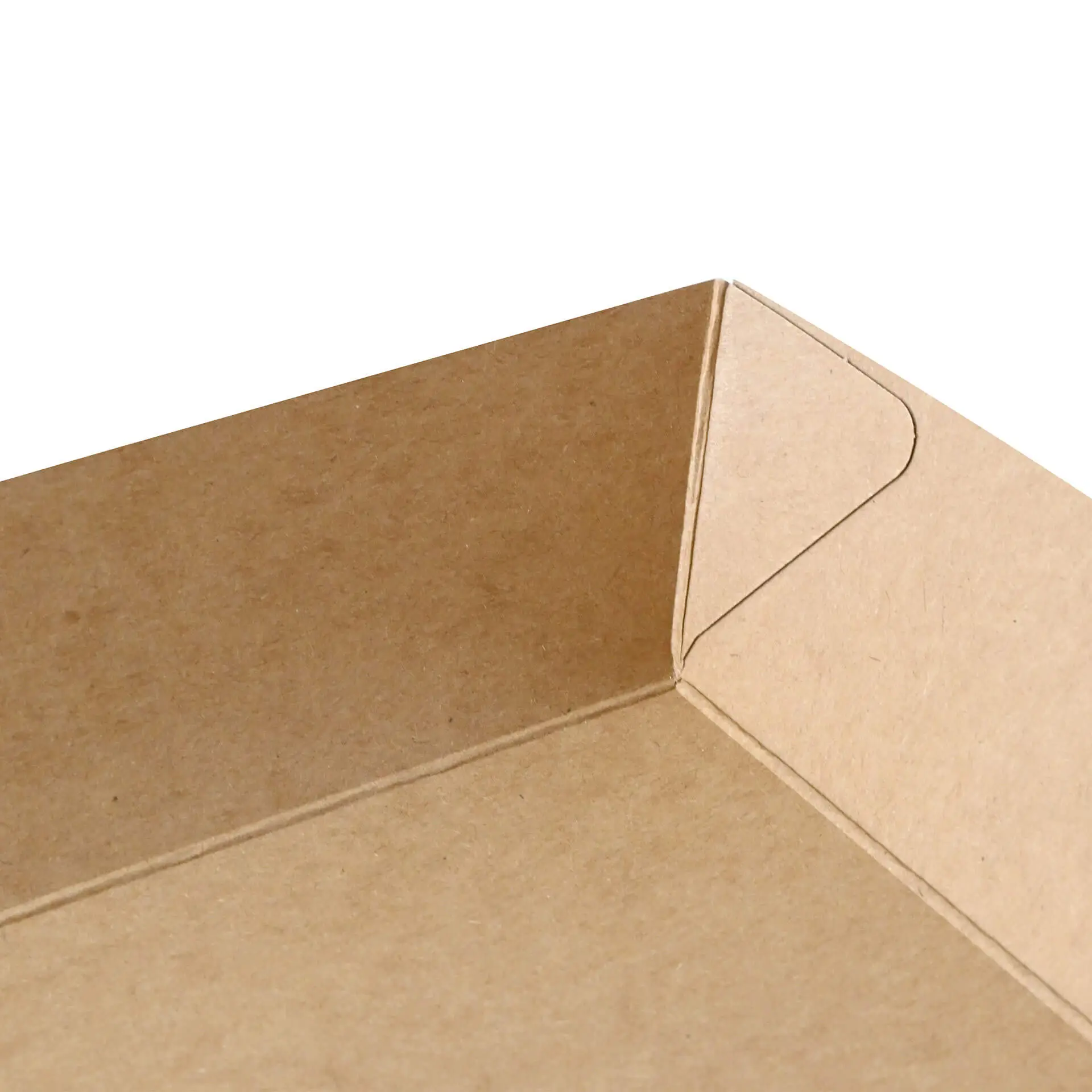 Barquettes en carton 1250 ml, 27 x 20 x 3,5 cm, marron