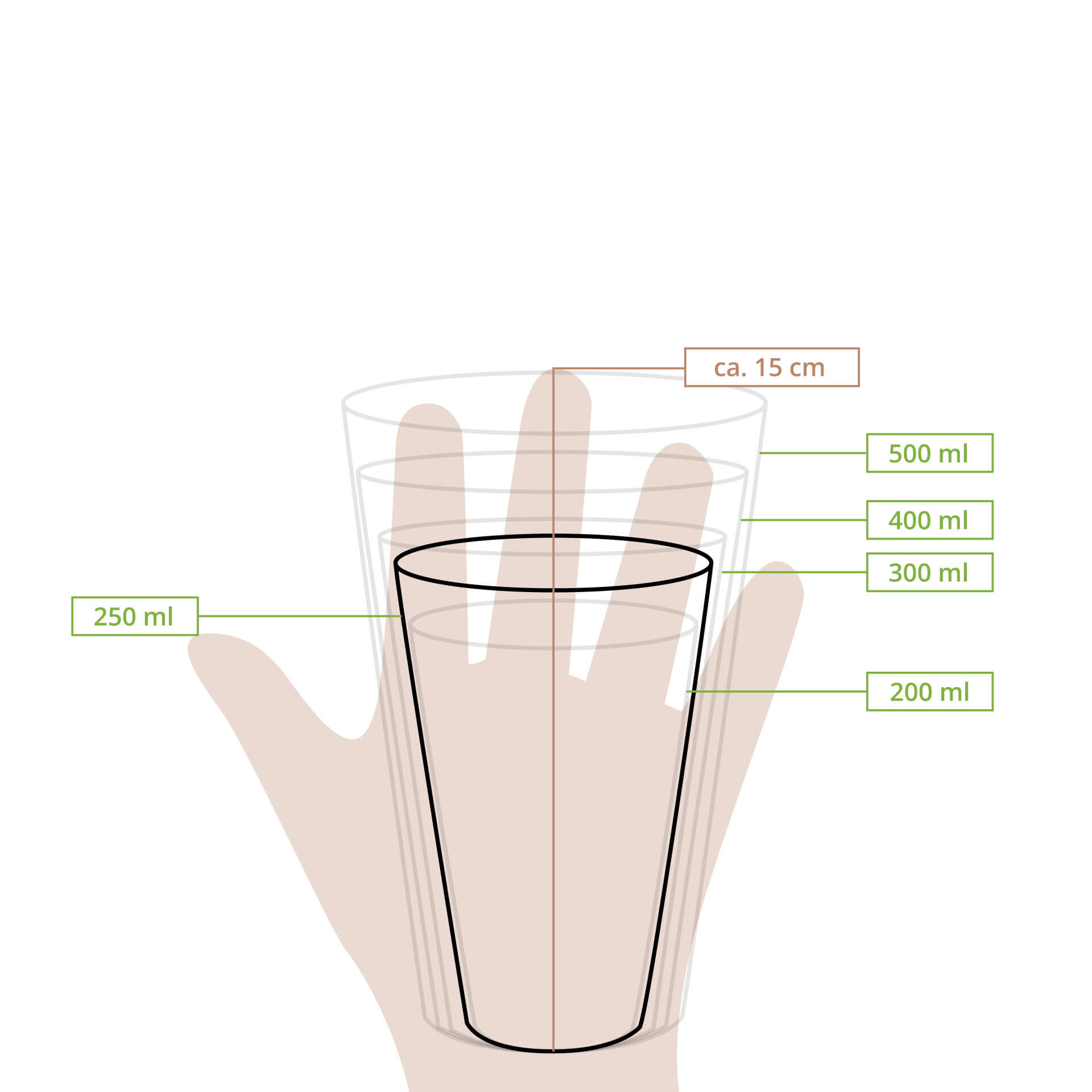 PLA-Klarbecher 250 ml / 10 oz, Ø 78 mm