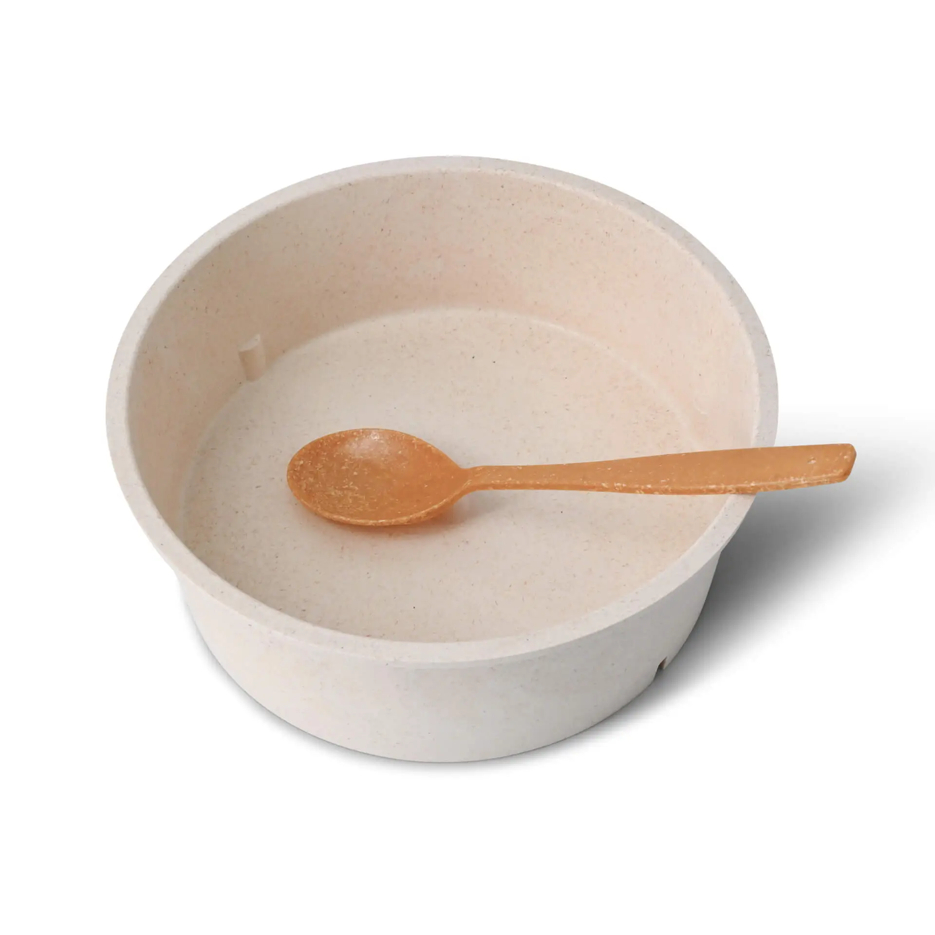 Mehrweg-Schalen "merways Bowl" 1.000 ml, Ø 185 mm, Cashew / creme-weiss