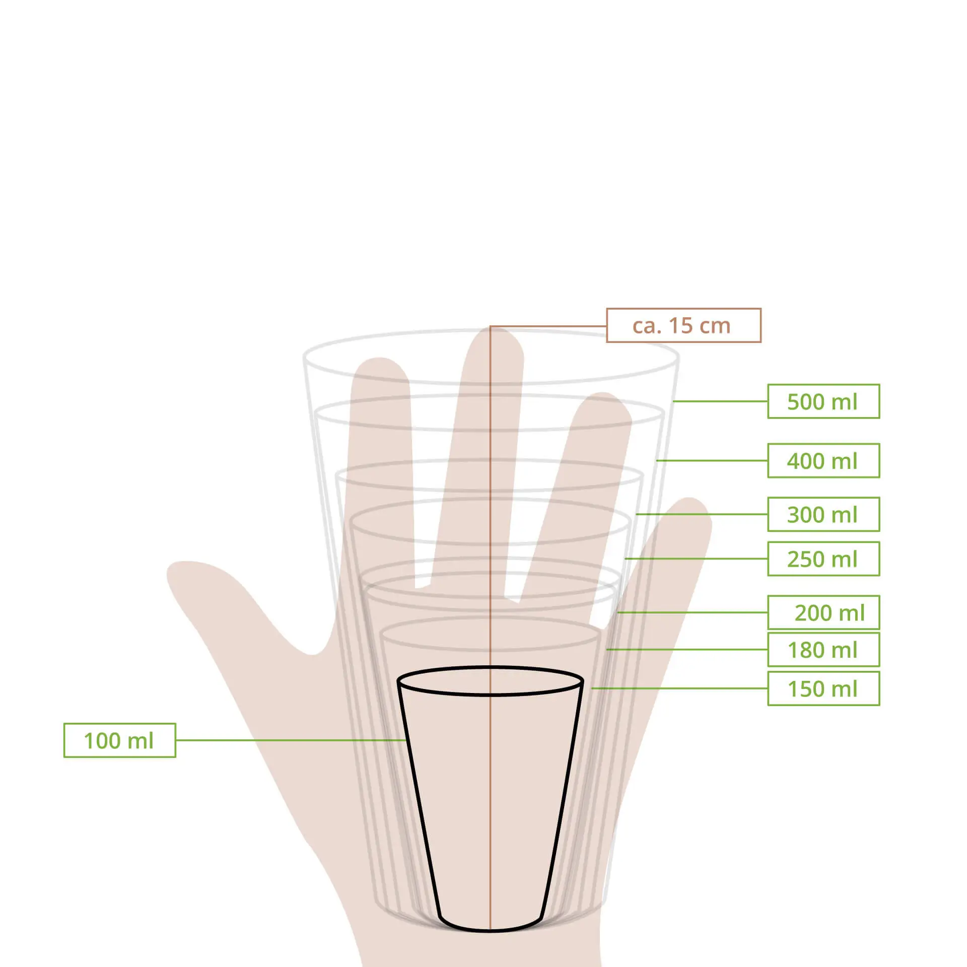 Pappbecher 100 ml / 4 oz, Ø 62 mm, braun