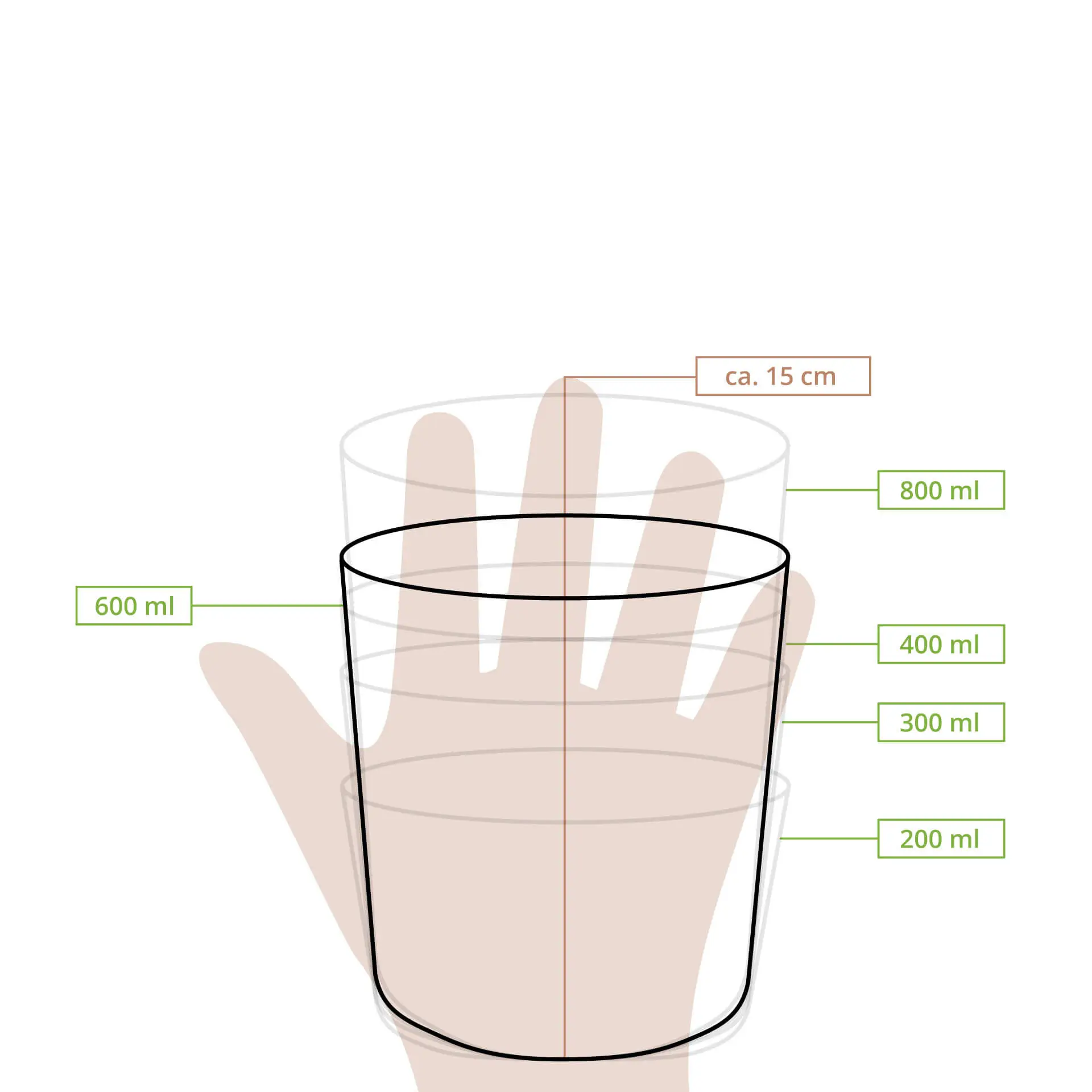 Pot premium en carton blanc, 600 ml / 24 oz, Ø 115 mm