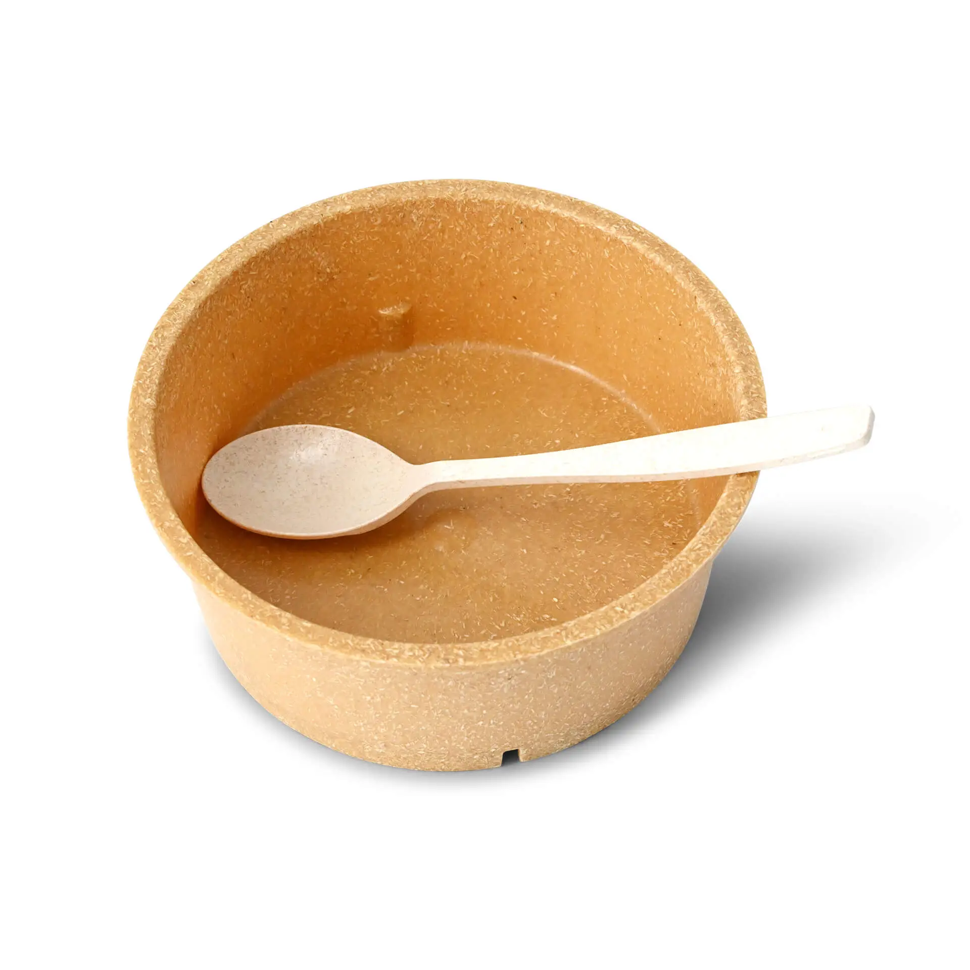 Bol réutilisable "merways Bowl" 650 ml, Ø 150 mm, caramel / brun