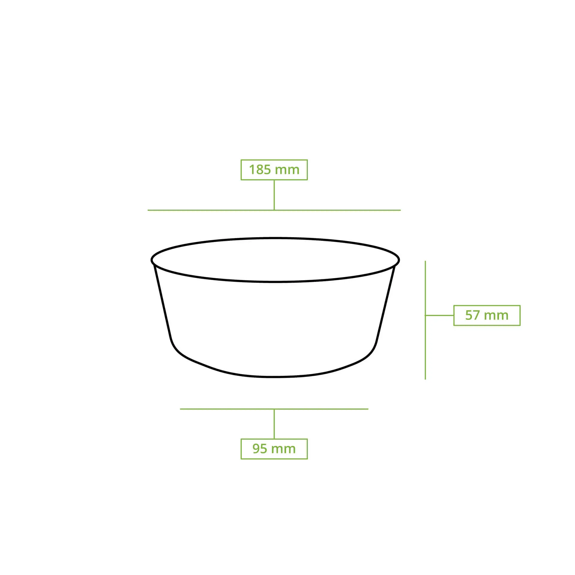 Bol en Feuille de Palmier "Palmware®" 750 ml