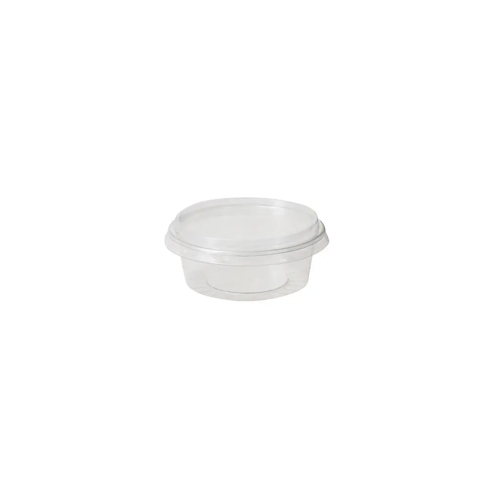 rPET-Portionsbecher 80 ml, Ø 75 mm, transparent