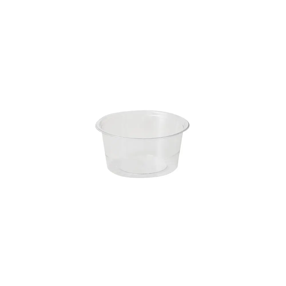 rPET-Portionsbecher 100 ml, Ø 75 mm, transparent