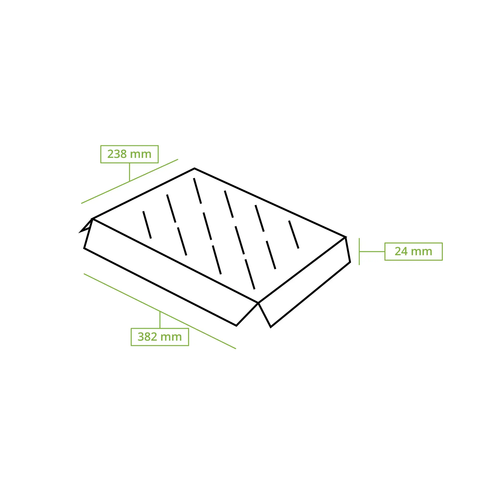 Einlagen aus Karton für 12er Cupcake Boxen, weiss