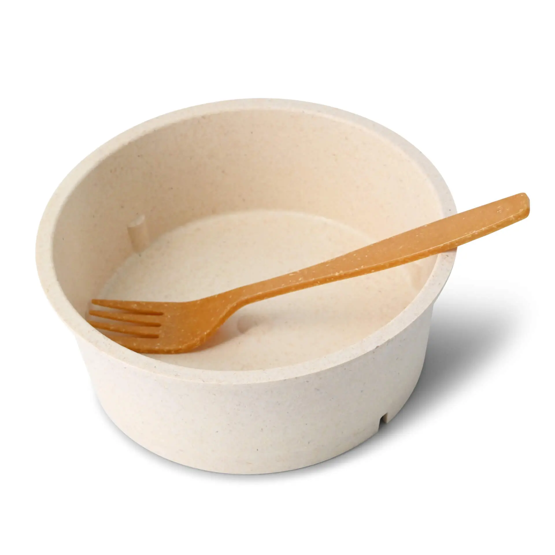 Mehrweg-Schalen "merways Bowl" 650 ml, Ø 150 mm, Cashew / creme-weiss