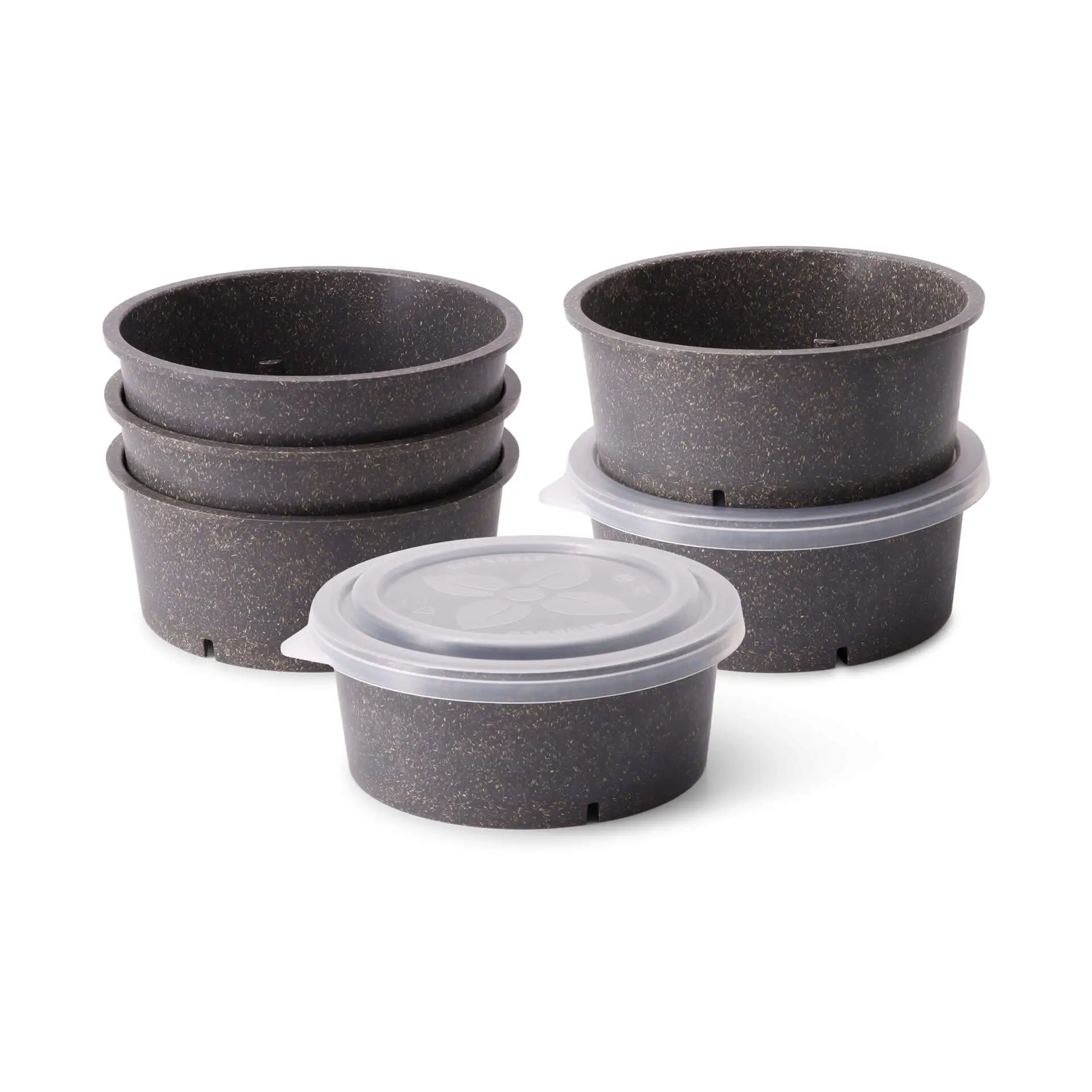 Bol réutilisable « merways Bowl » poivre / gris 650 ml, Ø 150 mm