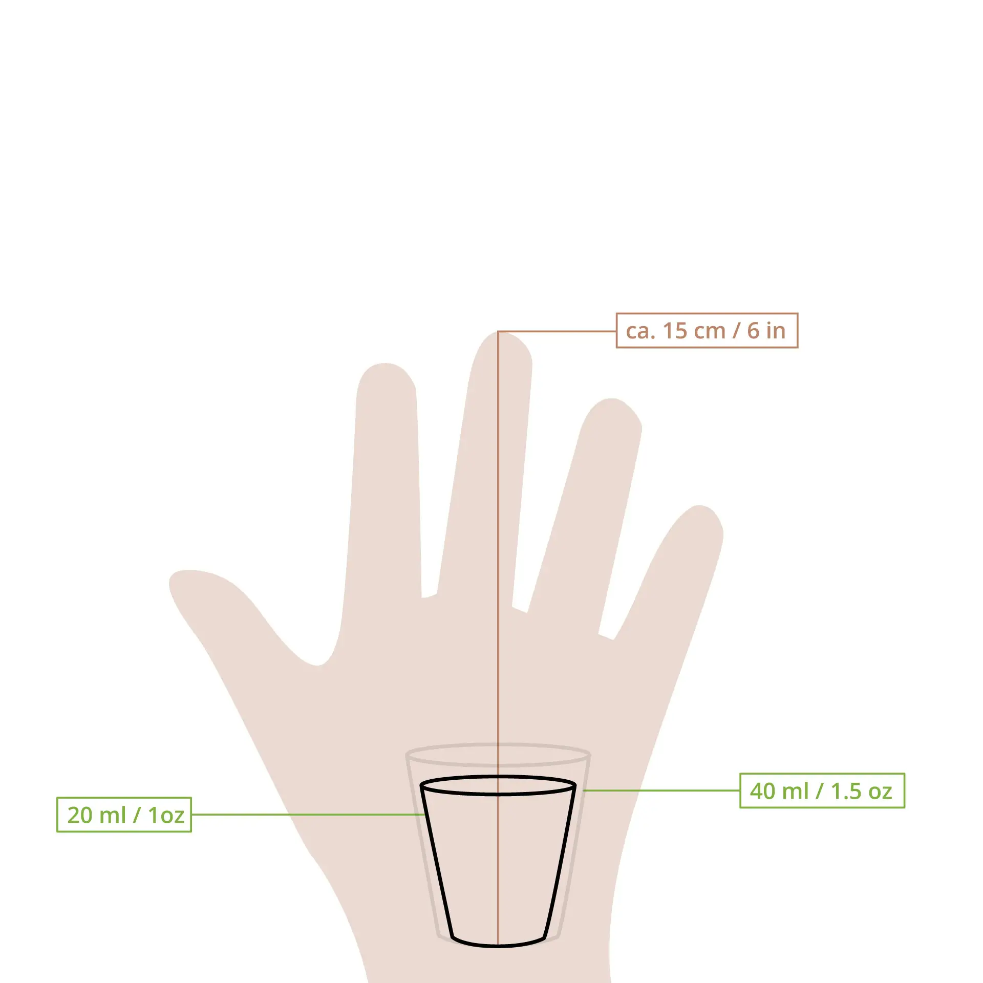 Gobelet à shot en papier 20 ml / 2 cl, blanc