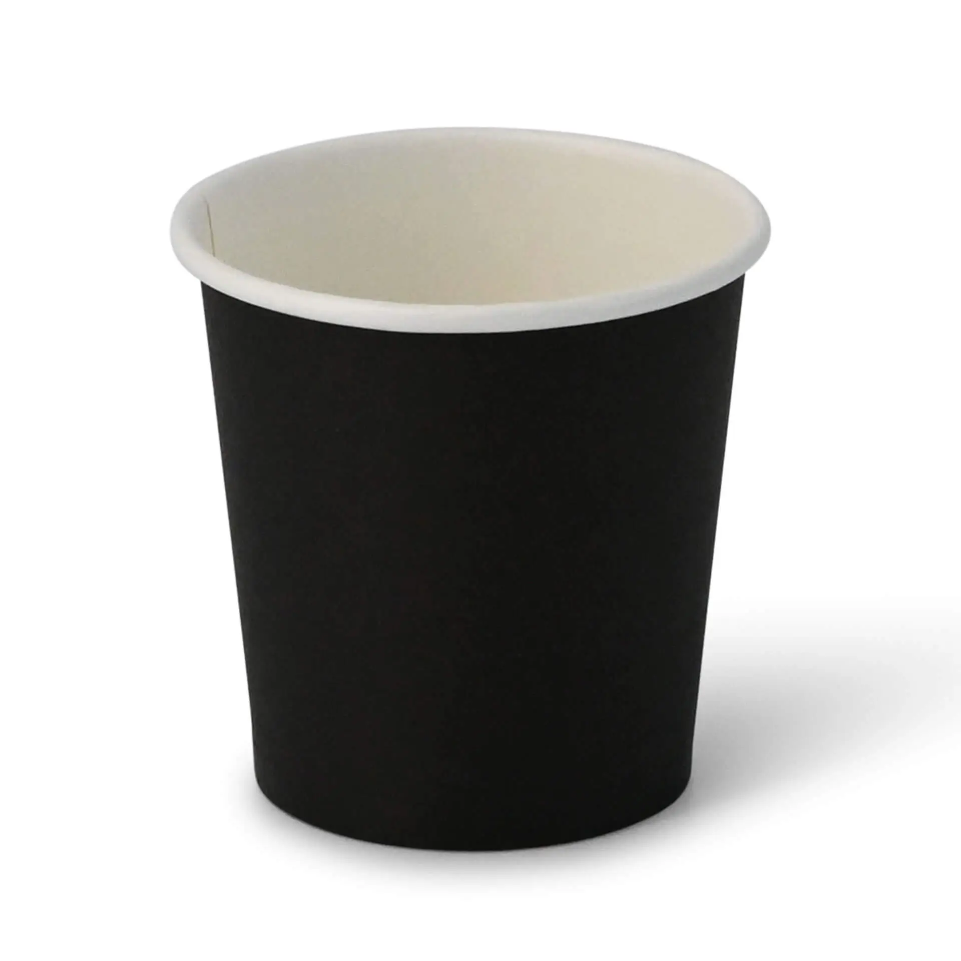 Pappbecher 100 ml / 4 oz, Ø 62 mm, schwarz