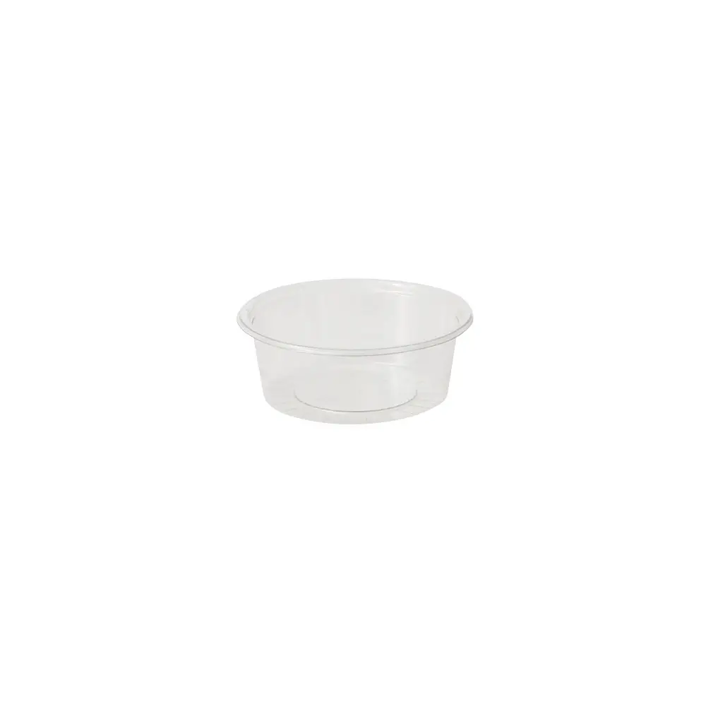 rPET-Portionsbecher 80 ml, Ø 75 mm, transparent