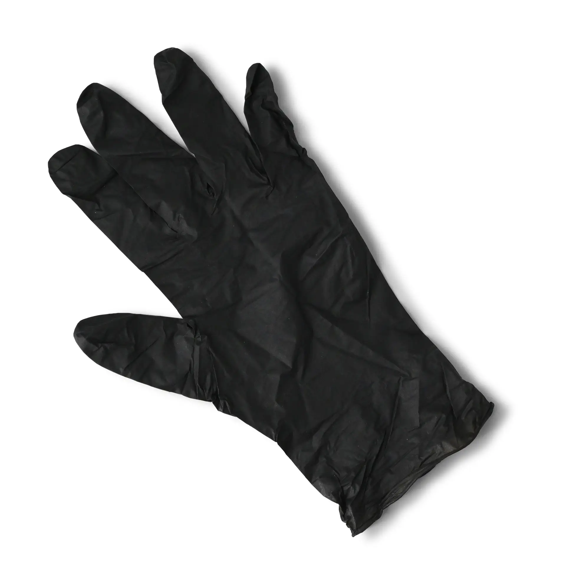 Gants en nitrile, noirs, taille M, sans poudre