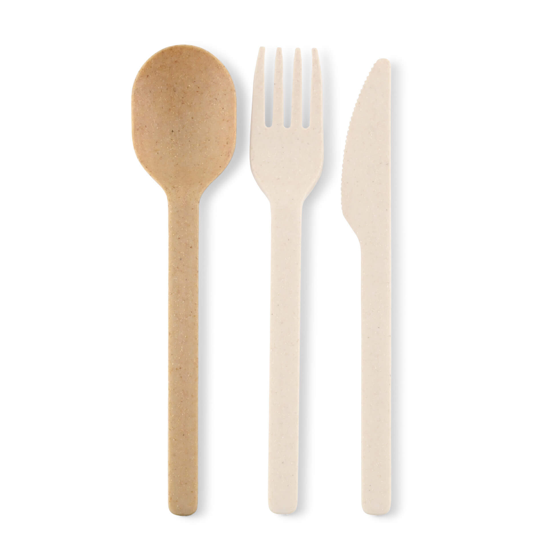 Mehrweg Löffel "merways Cutlery" 18 cm, natur