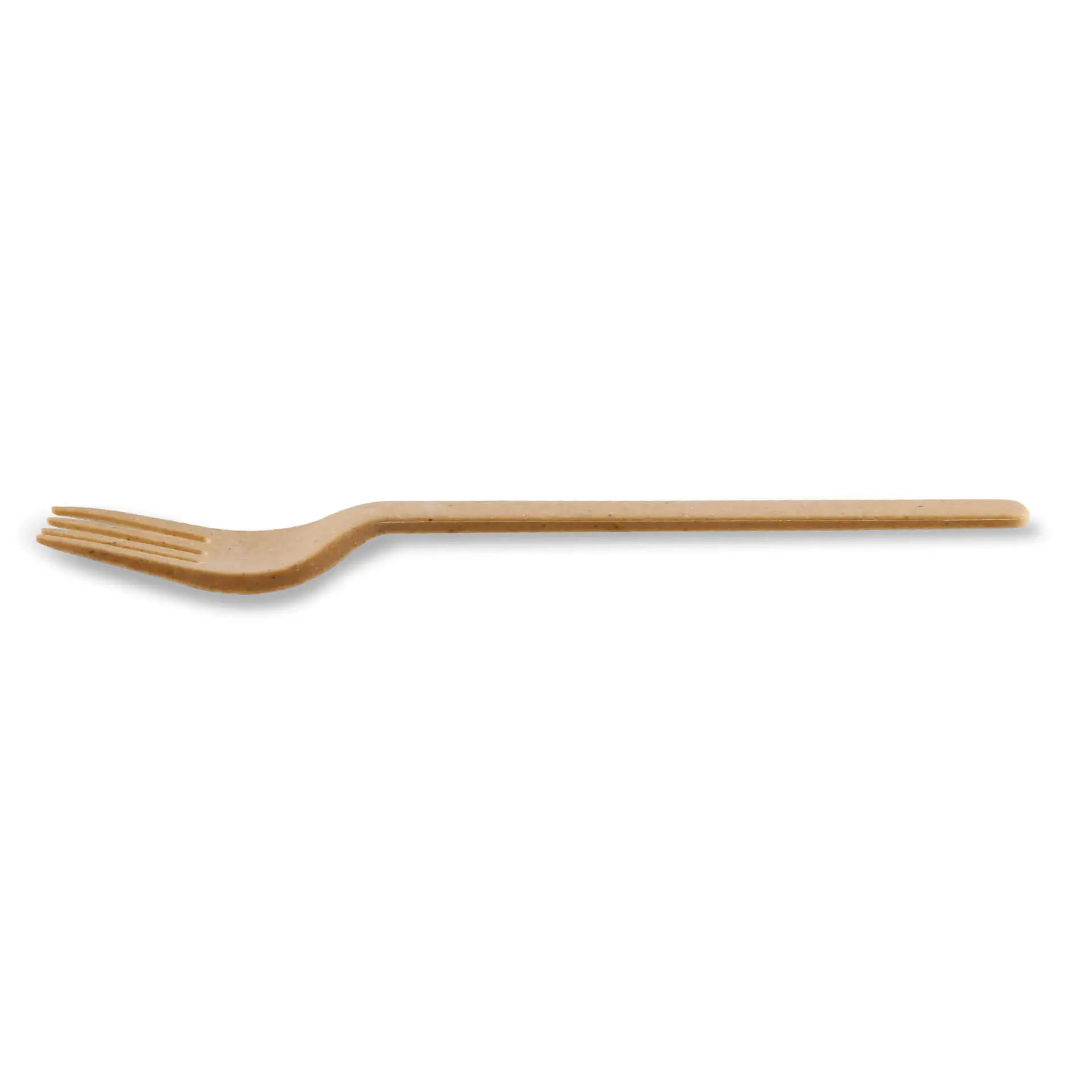 Fourchettes réutilisables "merways Cutlery" 18 cm, naturel