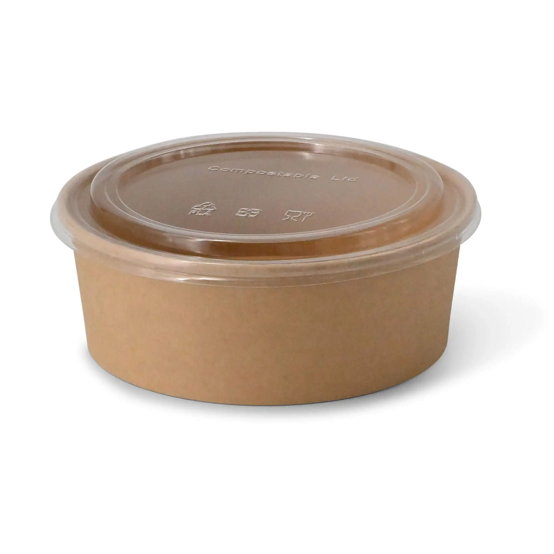 Bol premium rond en carton kraft brun, 1.000 ml, Ø 185 mm